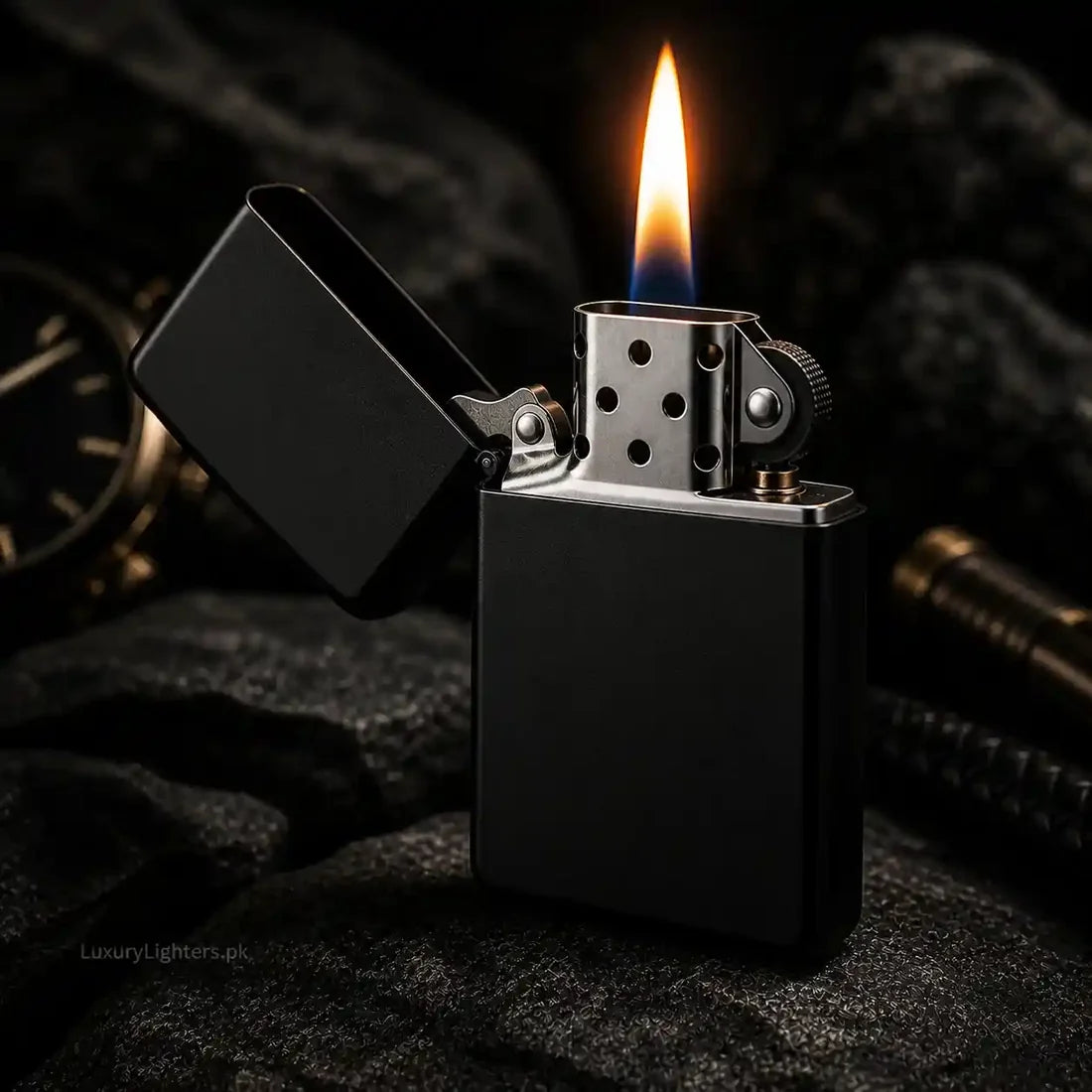 Zippo Classic Lighter – Windproof Flip-Top