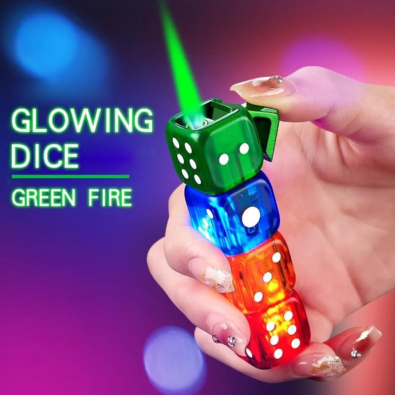 Dice Lighter – Multicolor Windproof Jet Flame