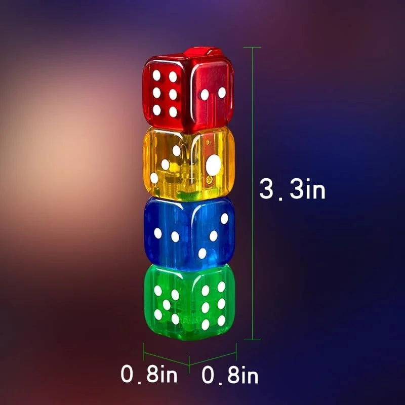 Dice Lighter – Multicolor Windproof Jet Flame