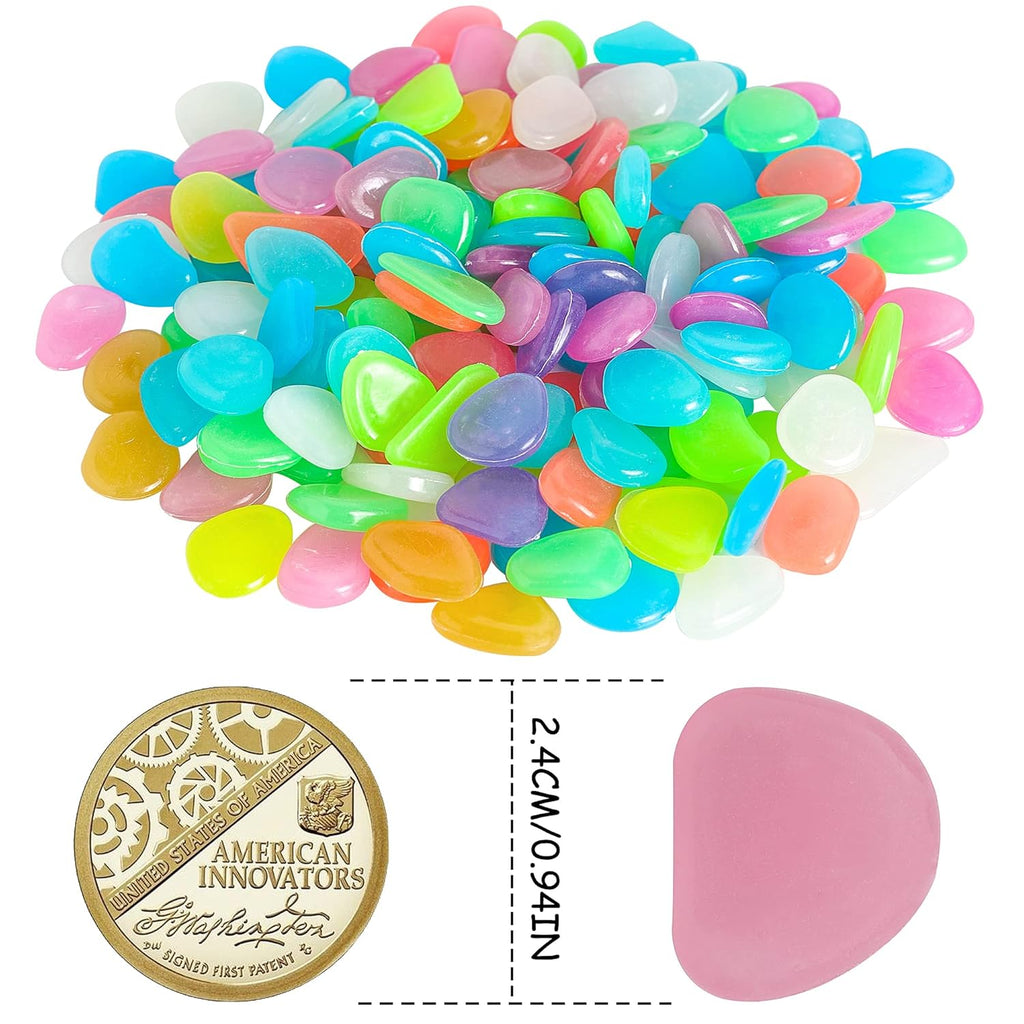 Luminous Stones – Mixed Color Glow Stones ( 150 PCS)