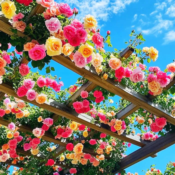 🌸✨SkyBloom Roses – Elegant Climbing Seeds🌹🌿
