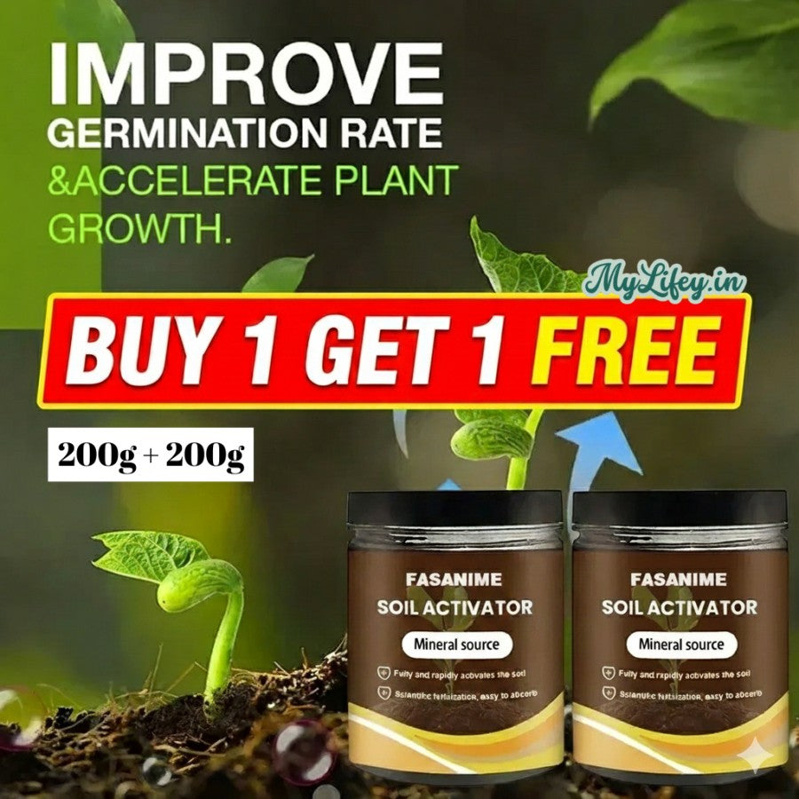 🔥Last Day OF 49% oOFF -Soil Activated Treasure Premium Soil Activator- BUY 1 GET 1 FREE🔥