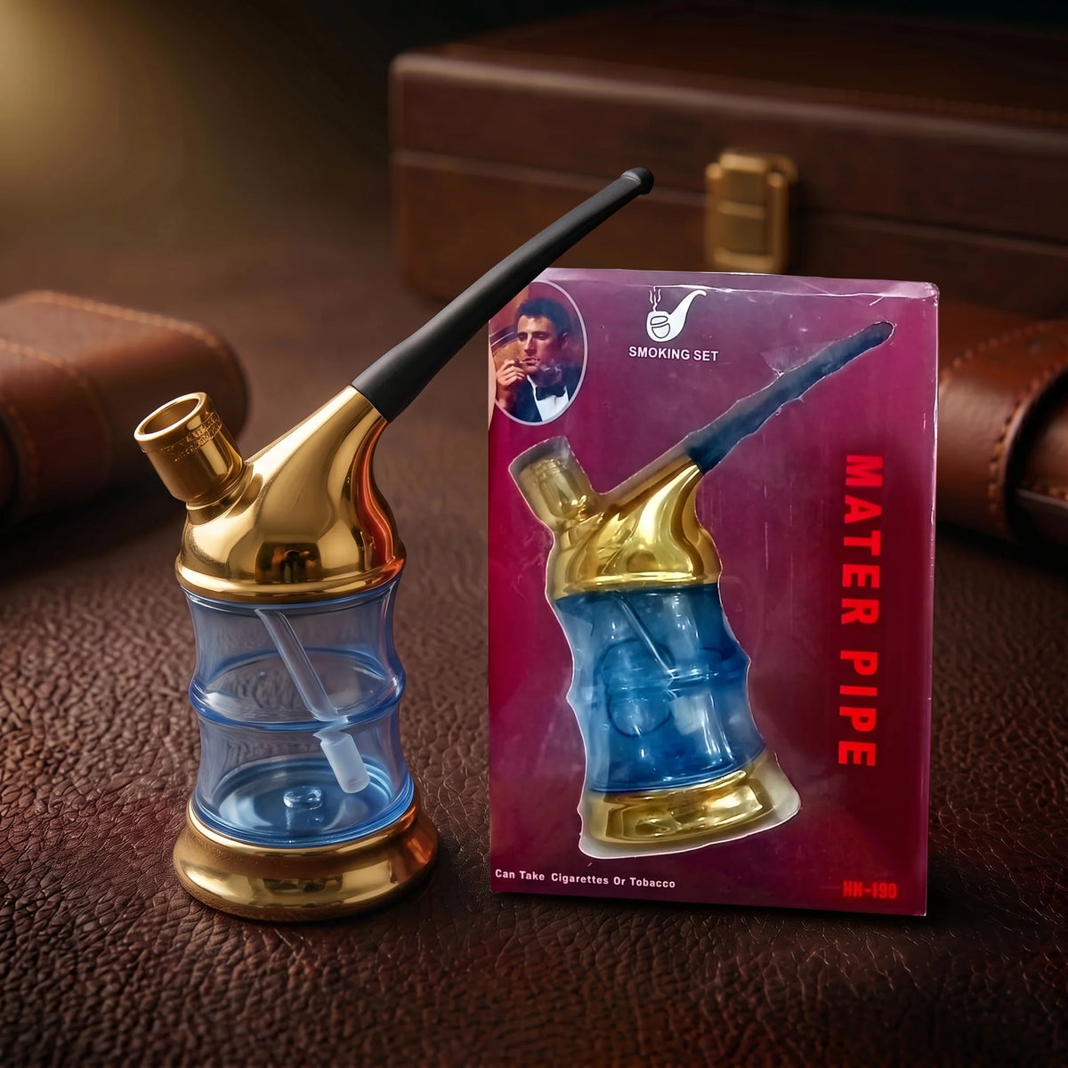 𝐏𝐫𝐞𝐦𝐢𝐮𝐦 𝐆𝐨𝐥𝐝 & 𝐁𝐥𝐮𝐞 𝐖𝐚𝐭𝐞𝐫 𝐏𝐢𝐩𝐞 - 𝐃𝐮𝐚𝐥-𝐔𝐬𝐞 𝐒𝐦𝐨𝐤𝐢𝐧𝐠 𝐒𝐞𝐭