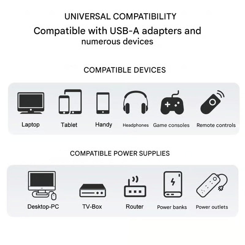 ⏰4-in-1 USB charging cable, fast charging, MAX. 60 W